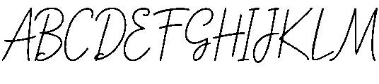 barista script otf (400) Font UPPERCASE