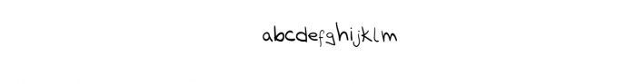 Babblejuice freehand Font LOWERCASE