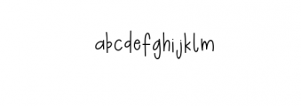 Baby Aura.ttf Font LOWERCASE