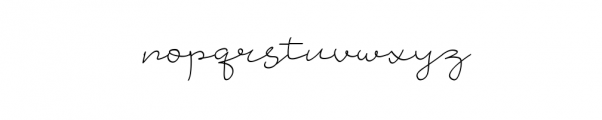 Badrudin-Script-ligature.ttf Font LOWERCASE