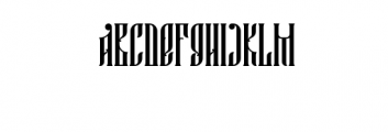 Balalaika.otf Font UPPERCASE