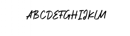 Balder Script Alternate.ttf Font UPPERCASE