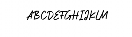 Balder Script.ttf Font UPPERCASE