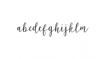 Balianas Script.ttf Font LOWERCASE