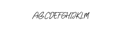 BaligScript-Regular.otf Font UPPERCASE