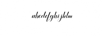Ballqis Script Font LOWERCASE