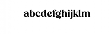 Baltster Serif OTF Font LOWERCASE