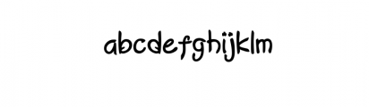 Banana Super Italic Bold.otf Font LOWERCASE