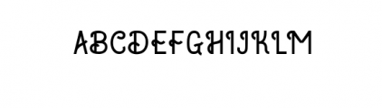 BarraBoldRound.ttf Font UPPERCASE