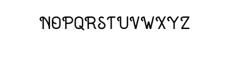 BarraBoldRound.ttf Font UPPERCASE