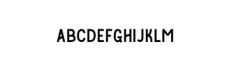 BarraBoldRound.ttf Font LOWERCASE