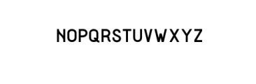 BarraBoldRound.ttf Font LOWERCASE