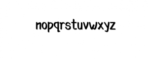 Barrets Font LOWERCASE