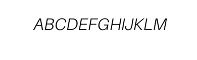 Basique Sans-LightItalic.otf Font UPPERCASE