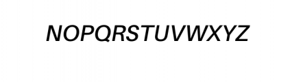 Basique Sans-SemiBoldItalic.otf Font UPPERCASE