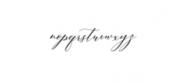 Batrisyia Script.ttf Font LOWERCASE