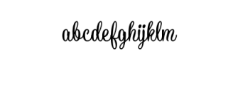 BattallionHandItalic.otf Font LOWERCASE