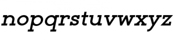 Backtalk Serif BTN Bold Oblique Font LOWERCASE