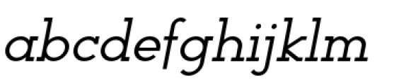 Backtalk Serif BTN Oblique Font LOWERCASE