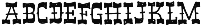 Band Wagon Regular Font UPPERCASE