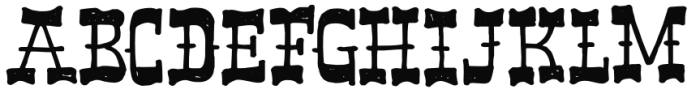 Band Wagon Regular Font LOWERCASE