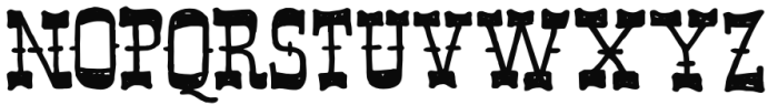 Band Wagon Regular Font LOWERCASE