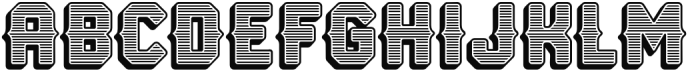 Bankster Complete Font UPPERCASE