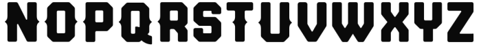 Bankster Solid Font UPPERCASE