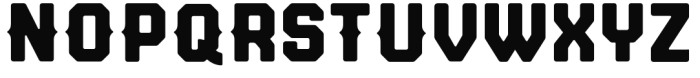 Bankster Solid Font LOWERCASE