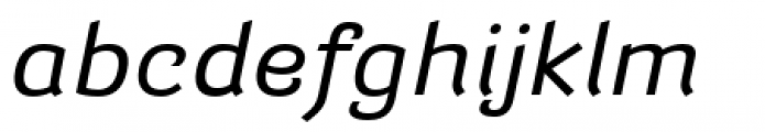 Barcis Extended Medium Italic Font LOWERCASE