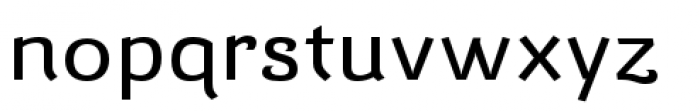 Barcis Extended Medium Font LOWERCASE