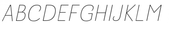 Barcis Normal Thin Italic Font UPPERCASE