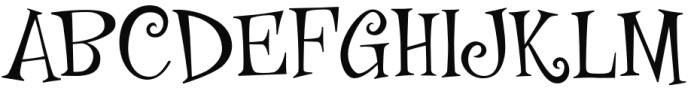 Barquesville Regular Font UPPERCASE