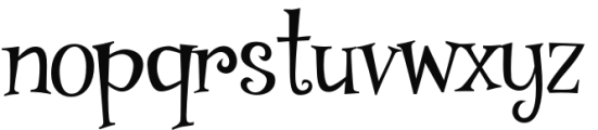 Barquesville Regular Font LOWERCASE