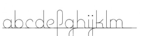 Baseline Script Regular Font LOWERCASE