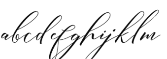 Batrisyia Script Alternates Font LOWERCASE