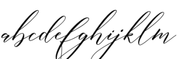 Batrisyia Script Regular Font LOWERCASE