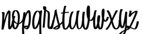 Batticuore Regular Font LOWERCASE