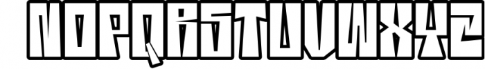 BANKIED 4 Font LOWERCASE