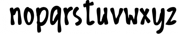 Baby Christmas Font LOWERCASE