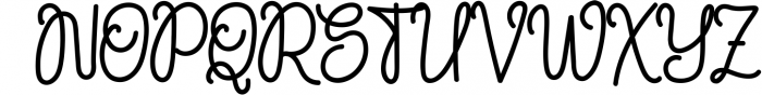 Babylonia - Script Font Font UPPERCASE