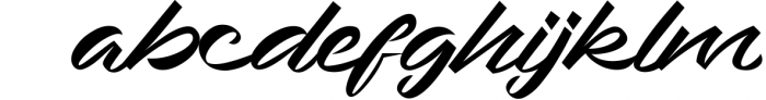 Bahari Typeface Font LOWERCASE