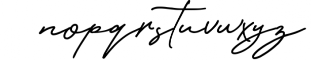 Baker Jackson Signature Font LOWERCASE