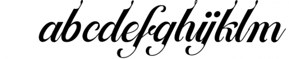 Ballegra Solid & Outline Script 1 Font LOWERCASE