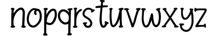 Balloon Bash - Playful Serif Handwritten Font Font LOWERCASE