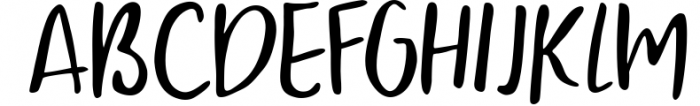 Ballystic Handwriting Typeface Font UPPERCASE