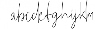 Balmersmith Handwritten Font Font LOWERCASE