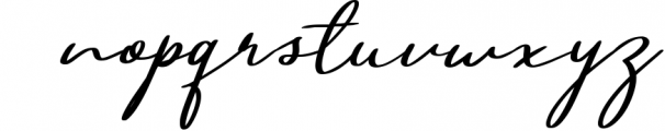 Balony Script Handwriting Font LOWERCASE