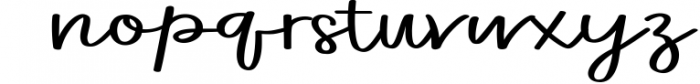 Bambia Calligraphy 1 Font LOWERCASE