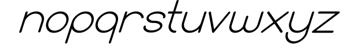 Bandar Sans Serif Modern Font Family 5 Font LOWERCASE